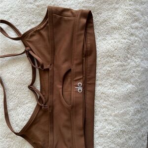ALO Yoga Brown Crop Top